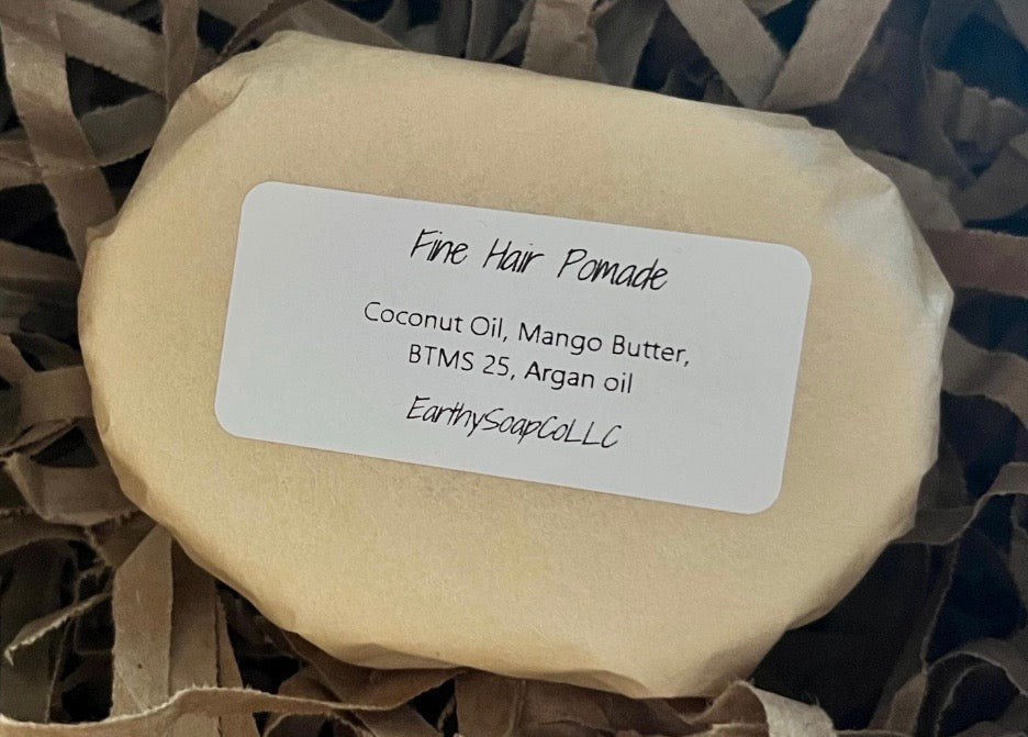 Organic Fine Hair Pomade- Light Hold